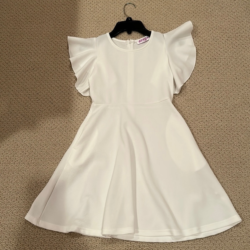 Girls white dress